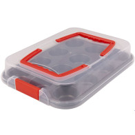 12- muffin mould with a lid Lamart