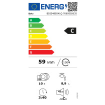 Integreeritav nõudepesumasin Beko BDIS48E041Q