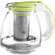 Glass teapot with infuser Lamart LT7026 VERRE 1.1 l green