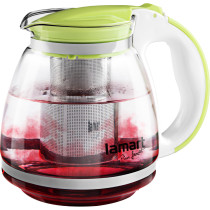 Glass teapot with infuser Lamart LT7026 VERRE 1.1 l green