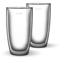 Borosilicate Glass Latte Glasses Lamart LT9011 Vaso Set of 2 380 ml