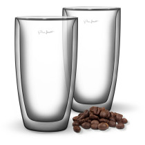 Borosilicate Glass Latte Glasses Lamart LT9011 Vaso Set of 2 380 ml