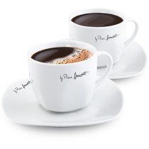 Cup with Saucer Lamart LT9016 DINE 2x220 ml