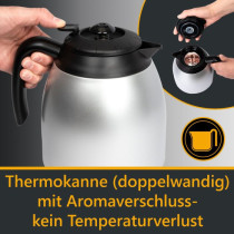 Bomann thermal coffee machine KA168, black