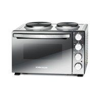 Mini oven with 2 hot plates Rommelsbacher