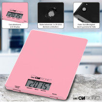 Kitchen Scales Clatronic KW3626, pink