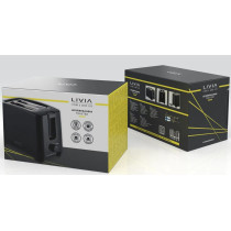 Toaster Livia LTS201, black