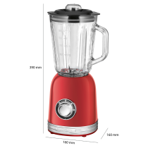 Blender ProfiCook PCUM1195R punane