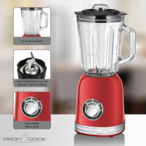 Blender ProfiCook PCUM1195R punane