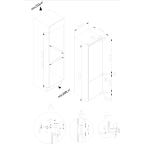 Built-in fridge Kluge