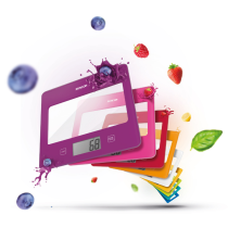 Kitchen scale with large LCD screen, Sencor SKS5038RS, pink