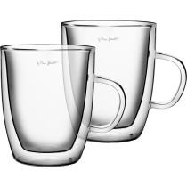 Borosilicate glass tea cups, set of 2 420ml Vaso Lamart