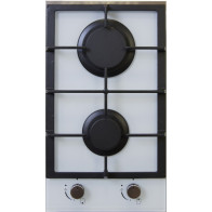 Built-in gas hob Schlosser, white