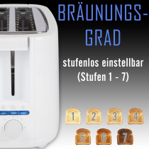 Clatronic Toaster TA3802 white