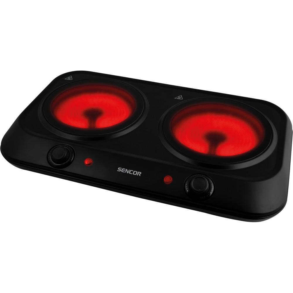 Double infrarred cooking plate Sencor, black