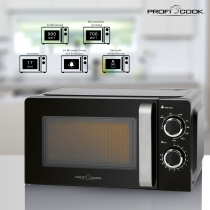 Mikrolaineahi ProfiCook MWG1208 must