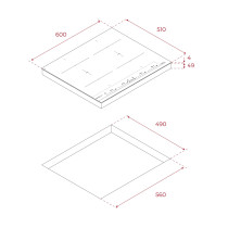 Built-in Induction Hob Teka IBF 64-G1 MSP BM