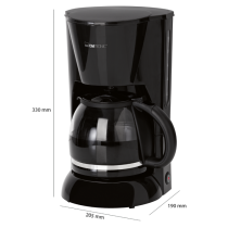 Coffe maker Clatronic, black