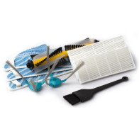 Robotic vacuum cleaner set of 2 side brushes, 1 central brush, 3 mopping cloths, 3 hepa filters and 1 cleaning device Sencor