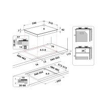 Gas hob Whirlpool