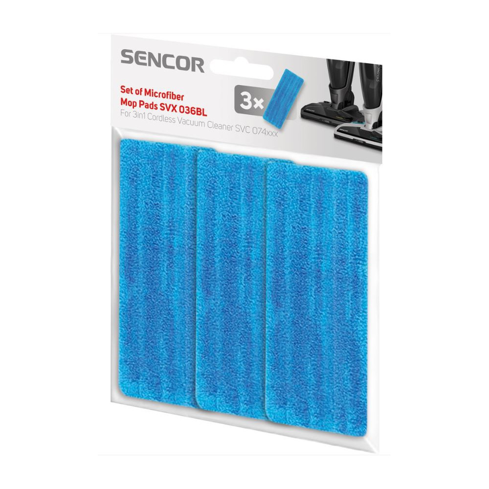 Set of mop pads for vacuum cleaner Sencor SVC074x