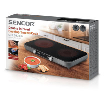 Double infrared cooktop Sencor