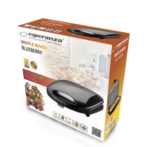 Titanium waffle maker Esperanza, rasberry