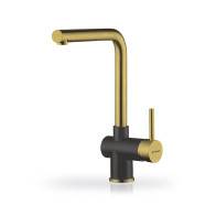 KITCHEN TAP MANDOLIN PVD GOLD & PEARL BLACK STAIN 090938601