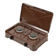 Portable double gas cooker