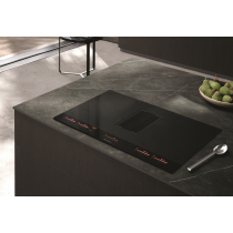 Induction hob and hood Faber Galileo Glass