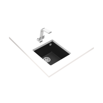 Sink Teka Square 40.40TG black