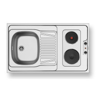 Sink with 2 hot plates Pyramis