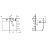 Valamu Teka Astral 45B-TG must graniit