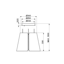 Cooker hood Faber Beat DG matt