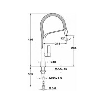 Tap Teka FO 997 black