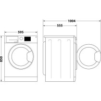 Kuivatiga pesumasin Indesit BDE86436WSVEE