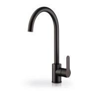 Kitchen tap Pyramis black matte
