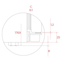 Integreeritav külmik Teka RBF 73380 FI