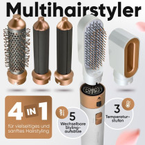 Hot air styler ProfiCare, white-rosé