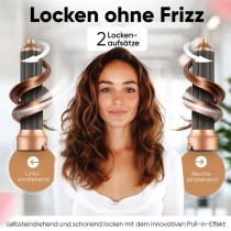 Hot air styler ProfiCare, white-rosé