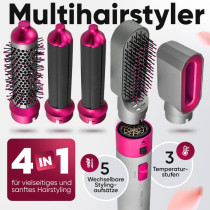 Hot air styler ProfiCare, gray-pink