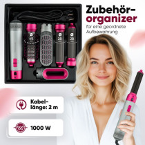 Hot air styler ProfiCare, gray-pink