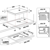 Whirlpool AKT801NE