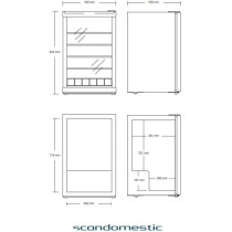 Display cooler Scancool DKS142BE