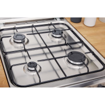 Gas stove with electric oven Indesit IS5G1PMXE