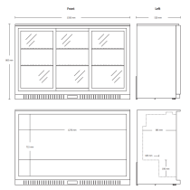 Countertop mini bar Scandomestic SC311SLE