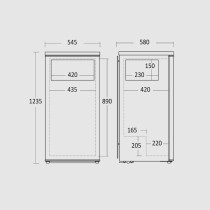 Fridge Scandomestic SKB190W