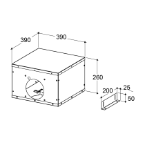 Remote blower kit (Faber hoods)