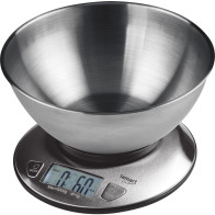 Kitchen stainless steel scales with LCD display and bowl Lamart