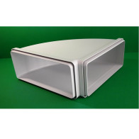 Connection tube from 220x90 mm to round 150 mm Faber